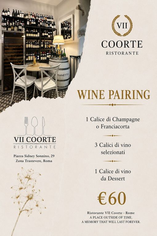 La Magia di Trastevere - Wine Pairing
